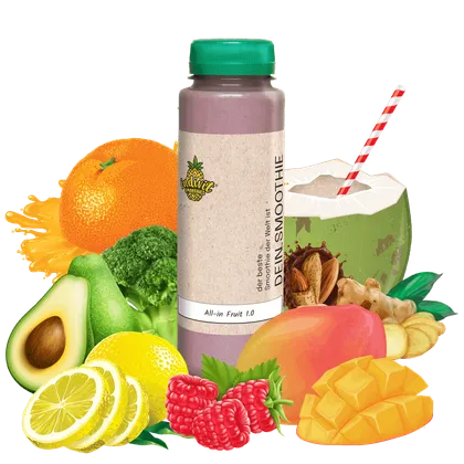 All-in Fruit 1.0: Dein cremiger Smoothie mit Mandelmus als vollwertiger Mahlzeitenersatz