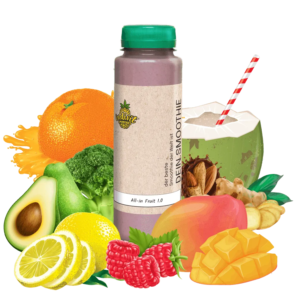 All-in Fruit 1.0: Dein cremiger Smoothie mit Mandelmus als vollwertiger Mahlzeitenersatz