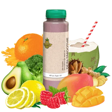All-in Fruit 1.0: Dein cremiger Smoothie mit Mandelmus als vollwertiger Mahlzeitenersatz
