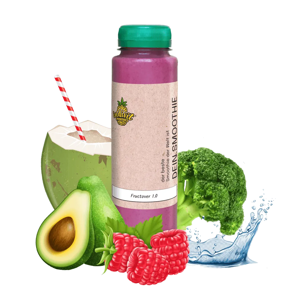 Fructover 1.0: Cremiger Himbeer Smoothie für Low Carb und fructosearme Ernährung