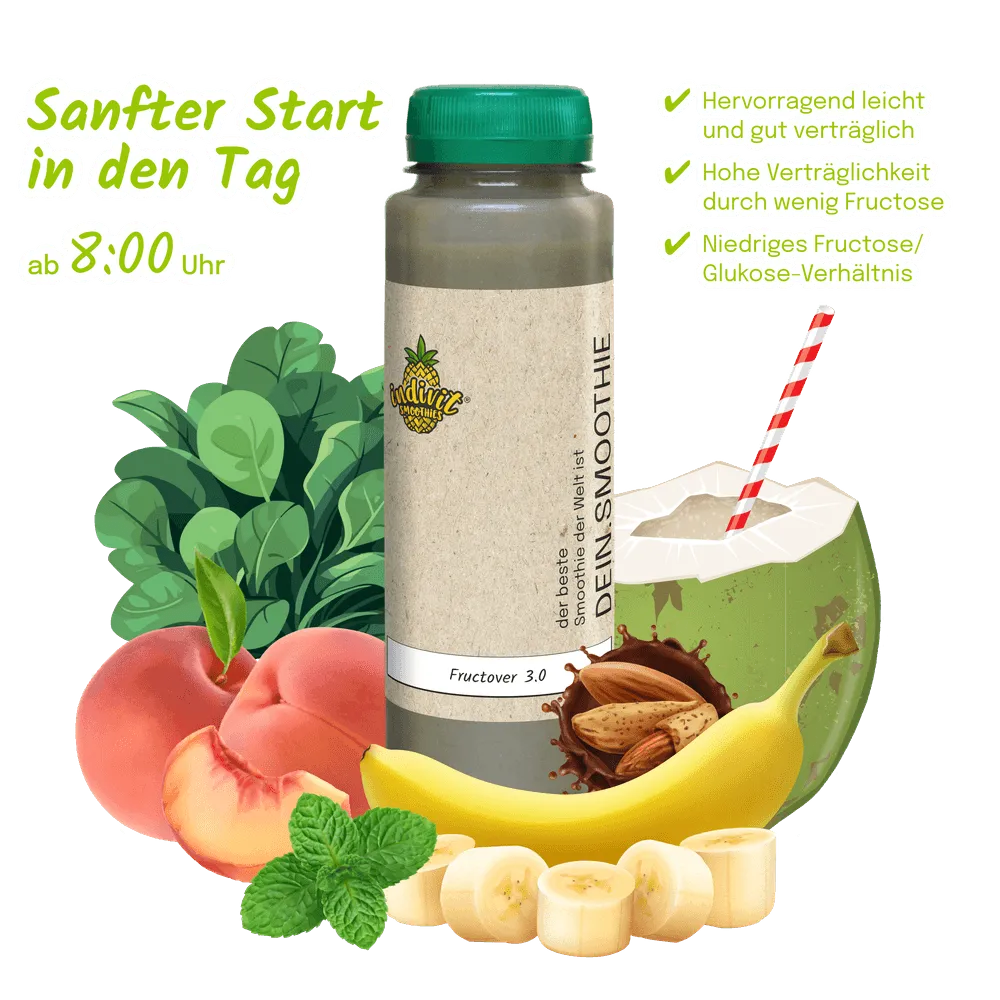 Fastensmoothie als sanfter Start in den Tag in der Smoothie Fastenkur Box