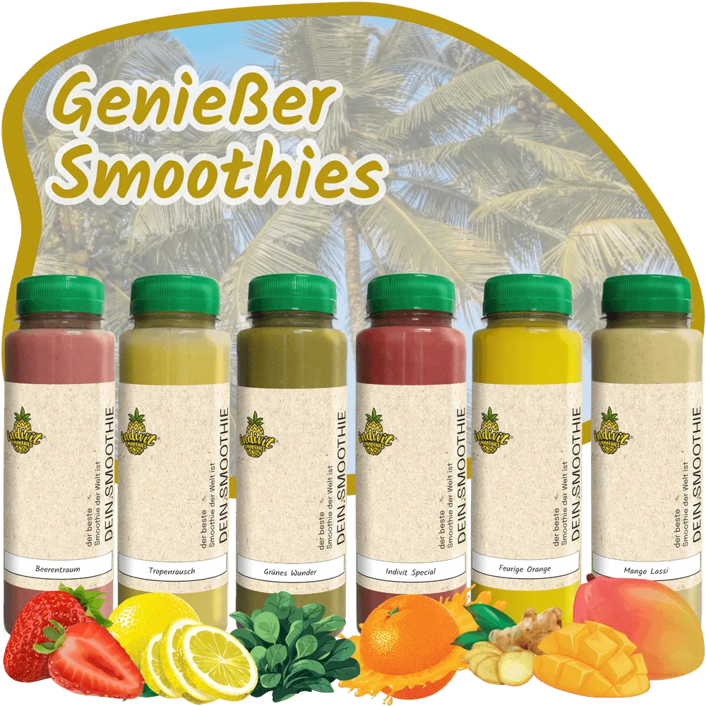 Genießer Smoothies für gesunde Snackmomente