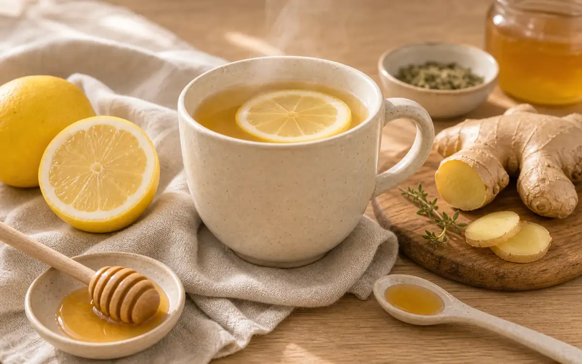 Honig als Hausmittel bei Erkältungen Honig in Tasse bei Erkältung