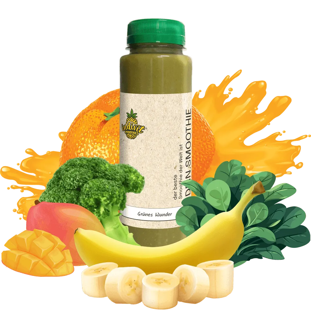 Grünes Wunder – Dein vitaler grüner Smoothie mit Frischekick