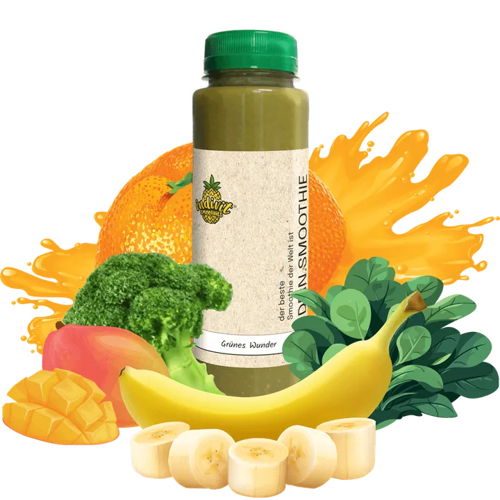 Grünes Wunder – Dein vitaler grüner Smoothie mit Frischekick