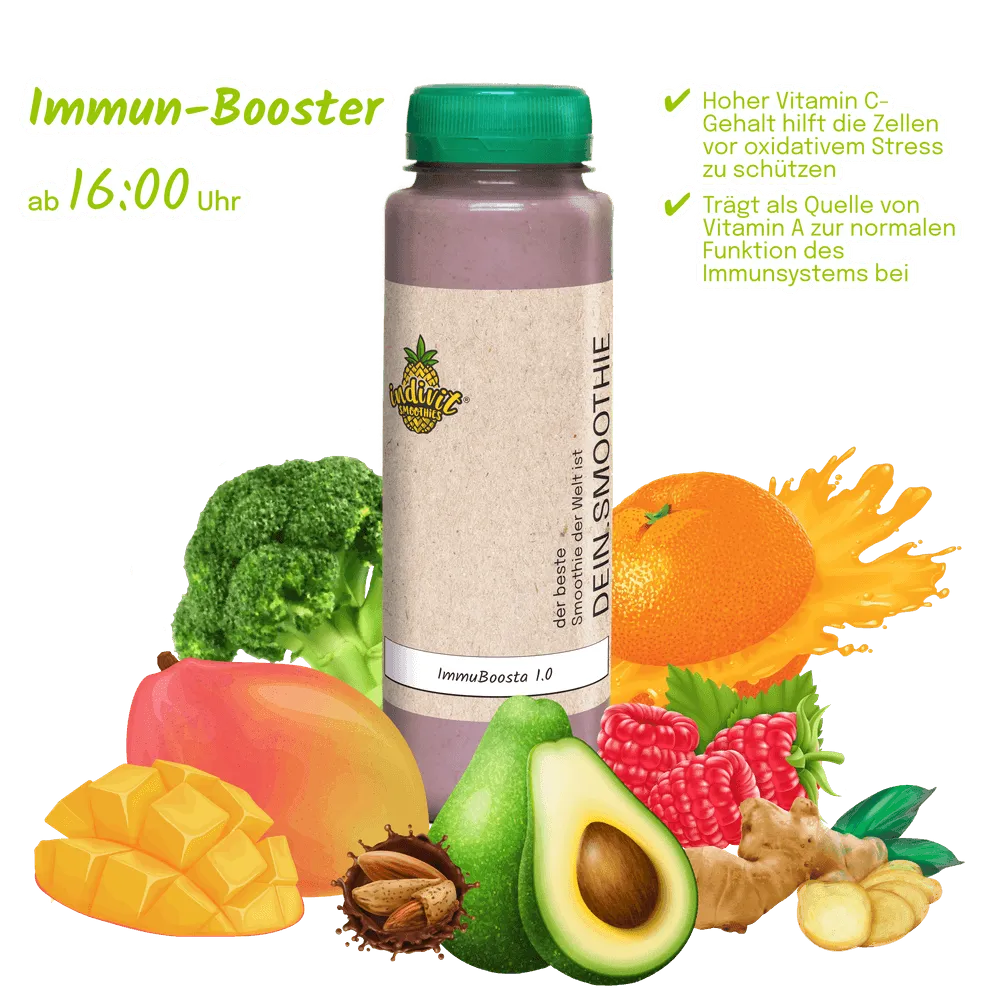 Fastensmoothie als Immun-Booster in der Smoothie Fastenkur Box