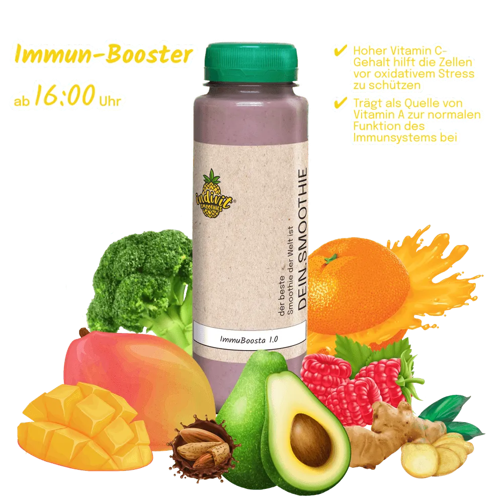Fastensmoothie als Immun-Booster im Smoothie Intervallfasten Paket