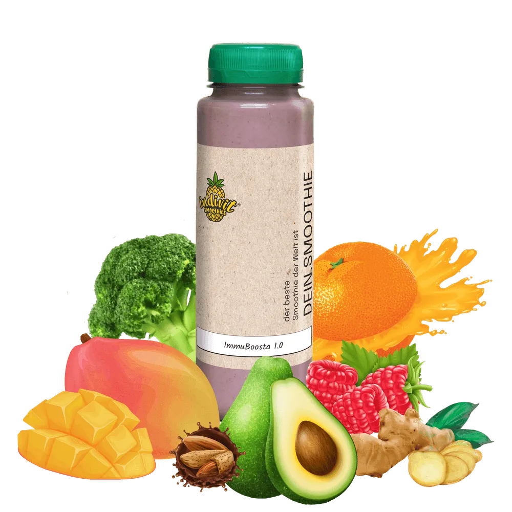 ImmuBoosta 1.0: Dein pflanzlicher Vitamin Smoothie für natürlich starke Abwehrkräfte
