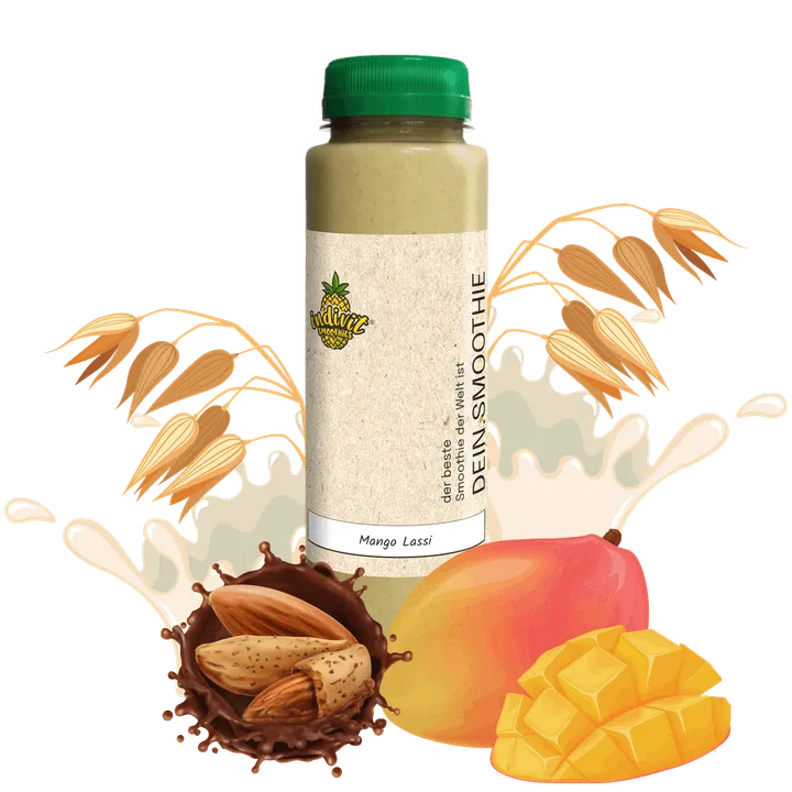 Mango Lassi: Cremiger Smoothie mit Mandelmus
