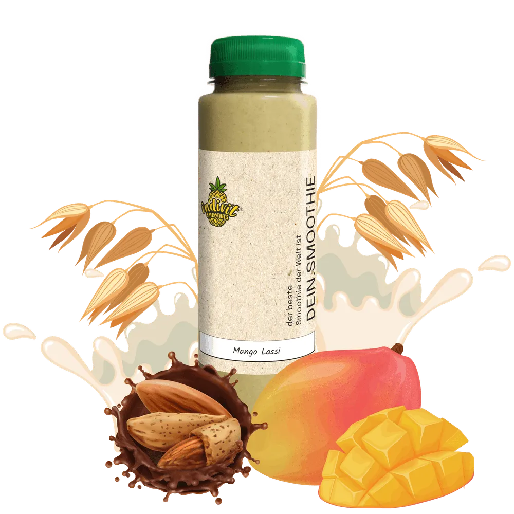 Mango Lassi: Cremiger Smoothie mit Mandelmus