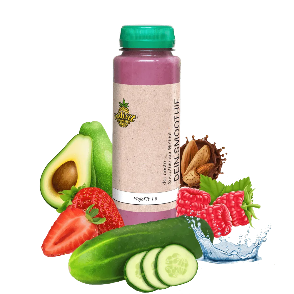 MojoFit 1.0: Dein kalorienarmer Erdbeer Smoothie für Fitness und Balance