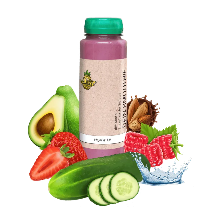 MojoFit 1.0: Dein kalorienarmer Erdbeer Smoothie für Fitness und Balance