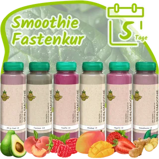 Saftkur 5 Tage mit Smoothies fasten: Darm sanieren und gesunde Routinen starten