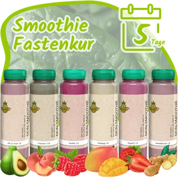 Saftkur 5 Tage mit Smoothies fasten: Darm sanieren und gesunde Routinen starten