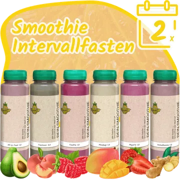 1-Probierwoche Smoothie Intervallfasten: Finde deinen Rhythmus für einen gesunden Fastentag