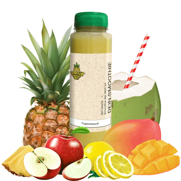 Tropenrausch: Exotischer Obst Smoothie mit Vitaminpower