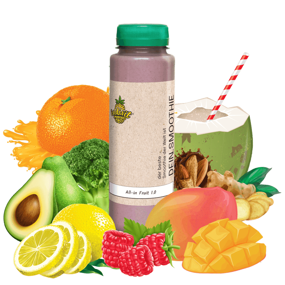 All-in Fruit 1.0: Dein cremiger Smoothie mit Mandelmus als vollwertiger Mahlzeitenersatz