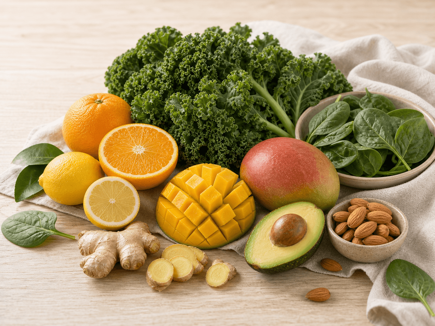 Bio-Zutaten für Indivit Smoothies