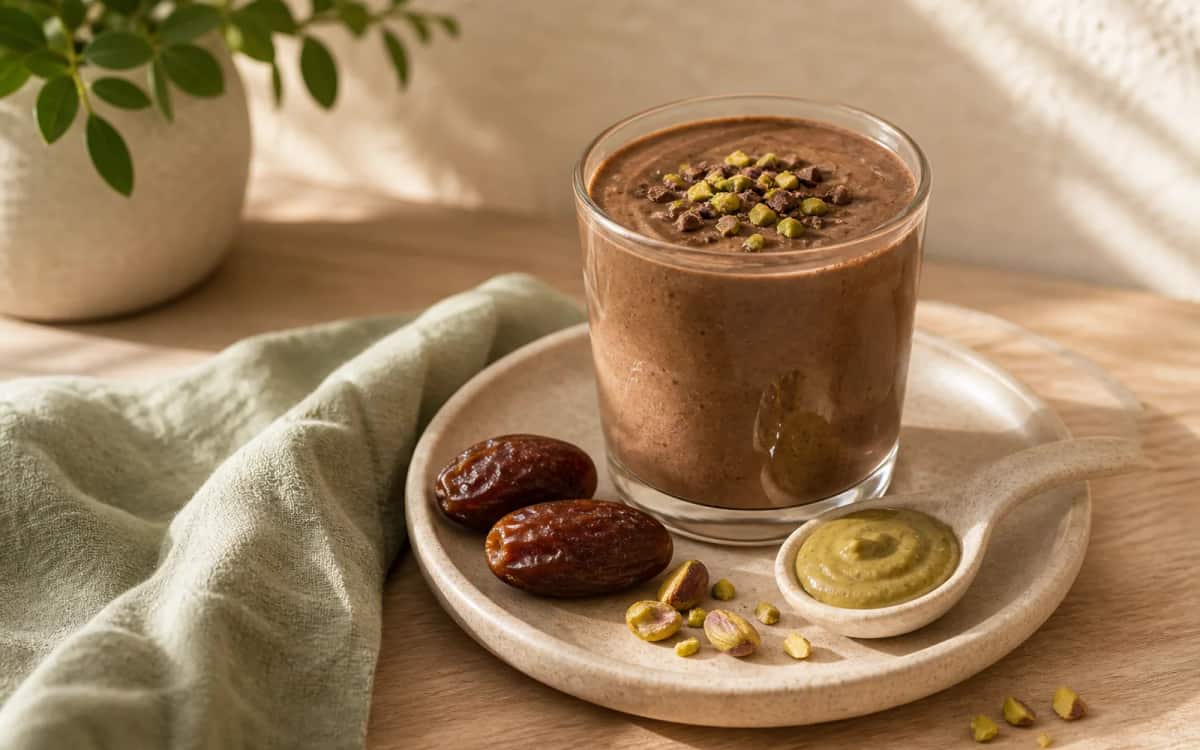 Der perfekte Anti-Heißhunger Snack mit Kakao-Power Dubai Smoothie als Snack gegen Heißhunger