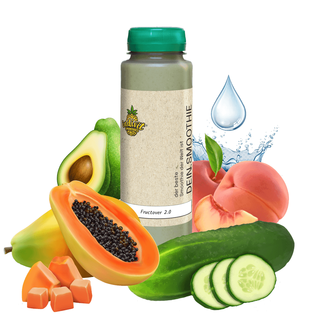 Fructover 2.0: Dein cremiger Smoothie zum Abnehmen mit Gurke und Papaya