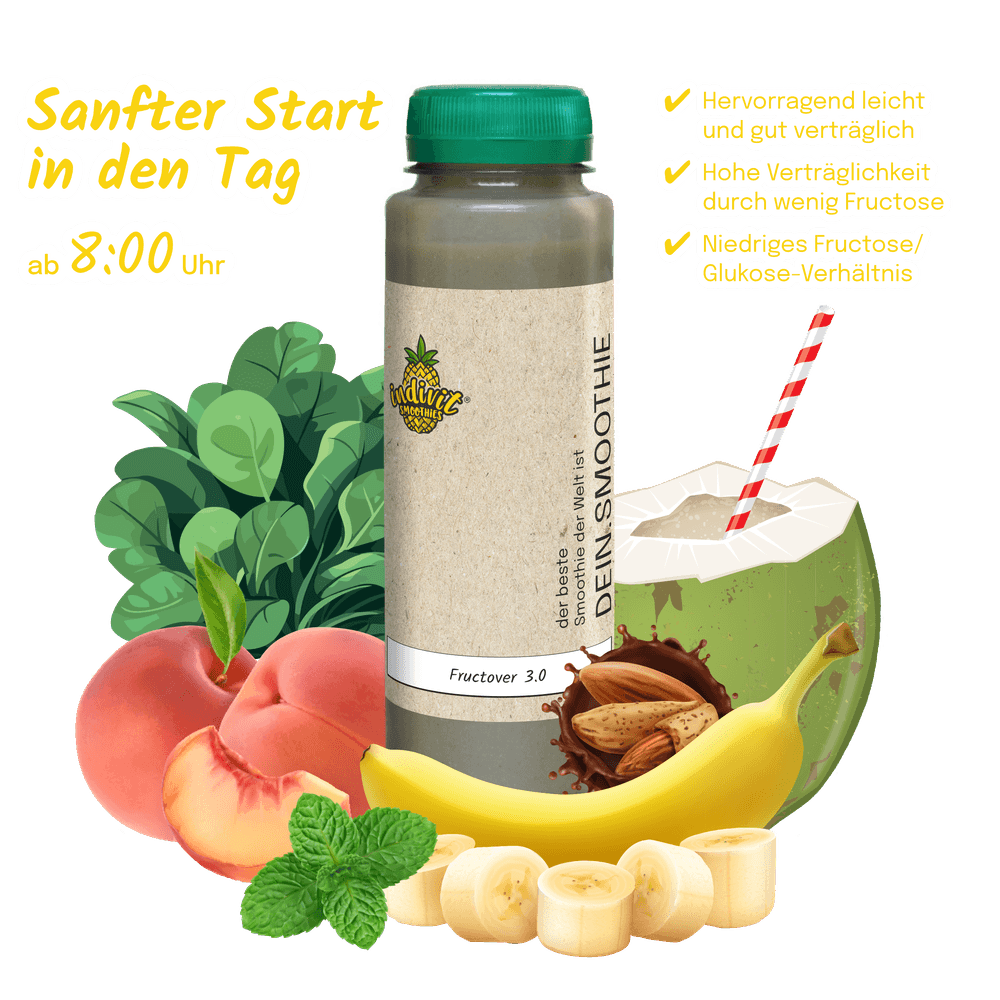 Fastensmoothie als sanfter Start in den Tag im Smoothie Intervallfasten Paket
