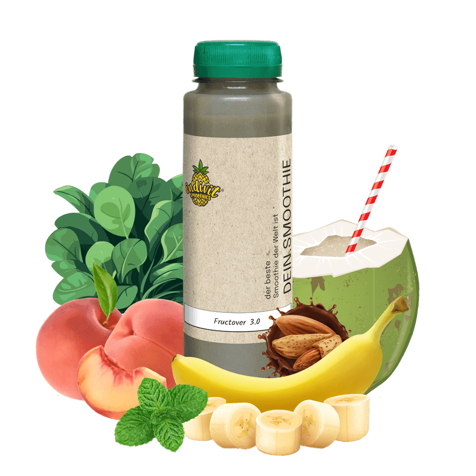 Fructover 3.0: Dein fructosearmer Pfirsich Smoothie für genussvolle Momente