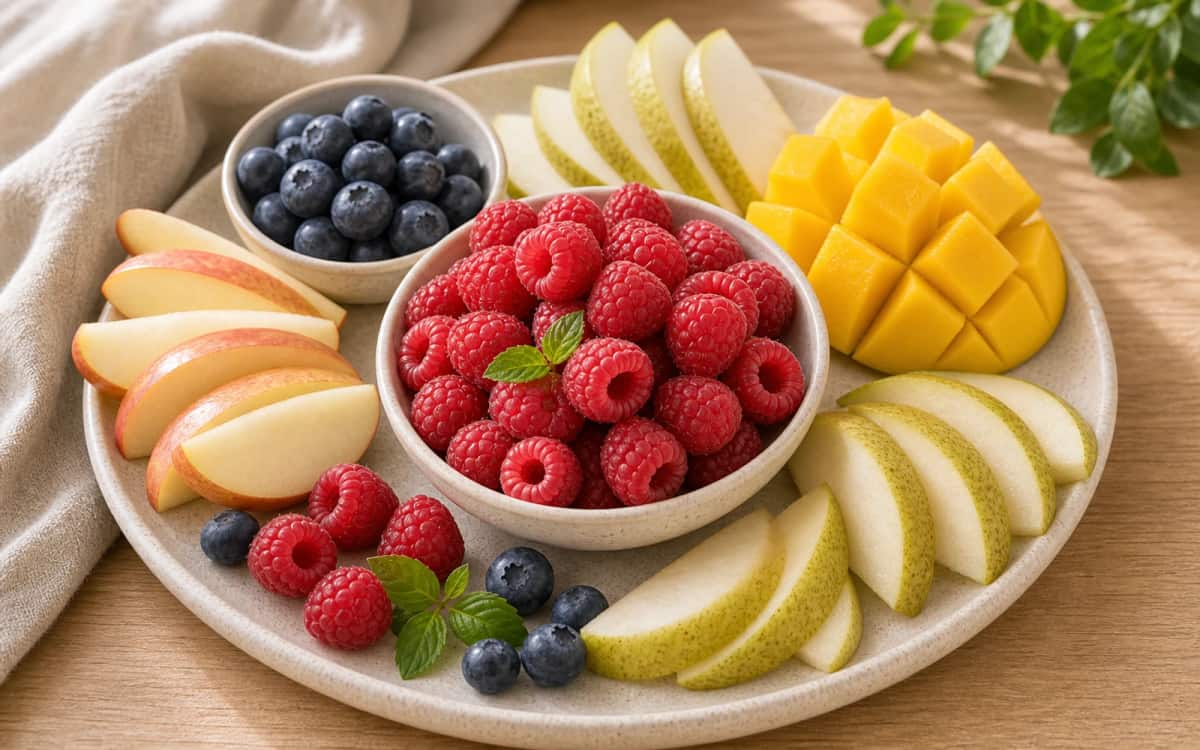 Histaminarme Früchte – Himbeeren im Fokus Auswahl histaminarmer Früchte mit Fokus auf Himbeeren