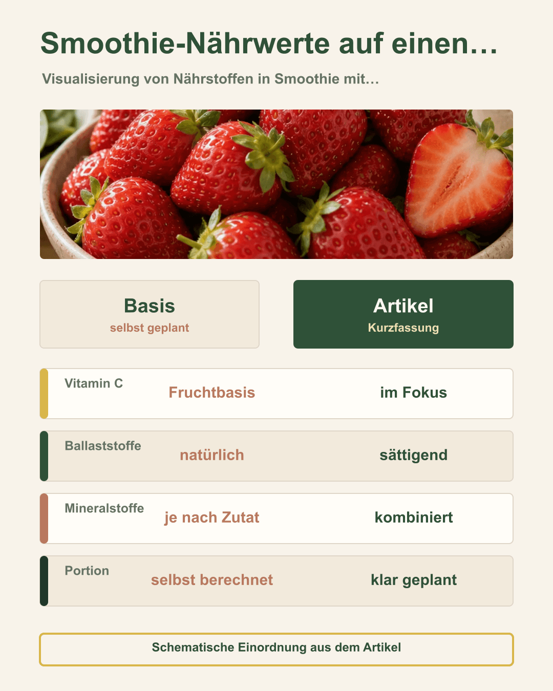 Smoothie-Nährwerte auf einen Blick: Vitamin C, Ballaststoffe, Kupfer Grafik zu Smoothie-Nährwerte auf einen Blick: Vitamin C, Ballaststoffe, Kupfer