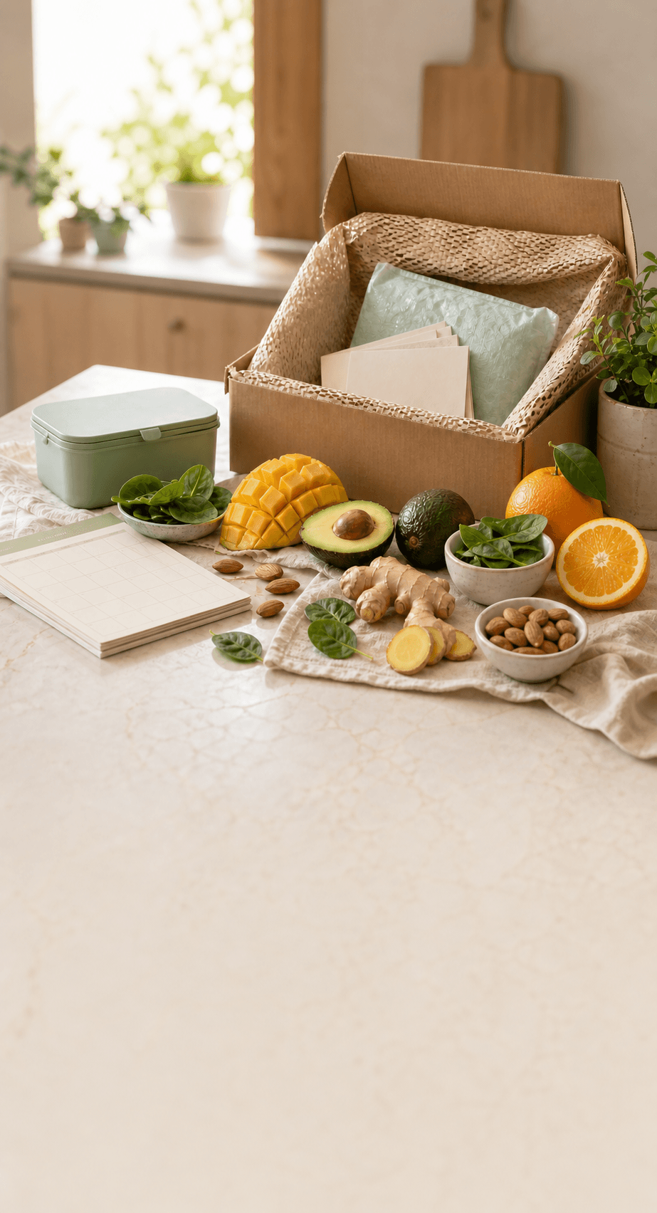 Bio-Smoothie Programme als gekühlte Lieferung mit frischen Bio-Zutaten