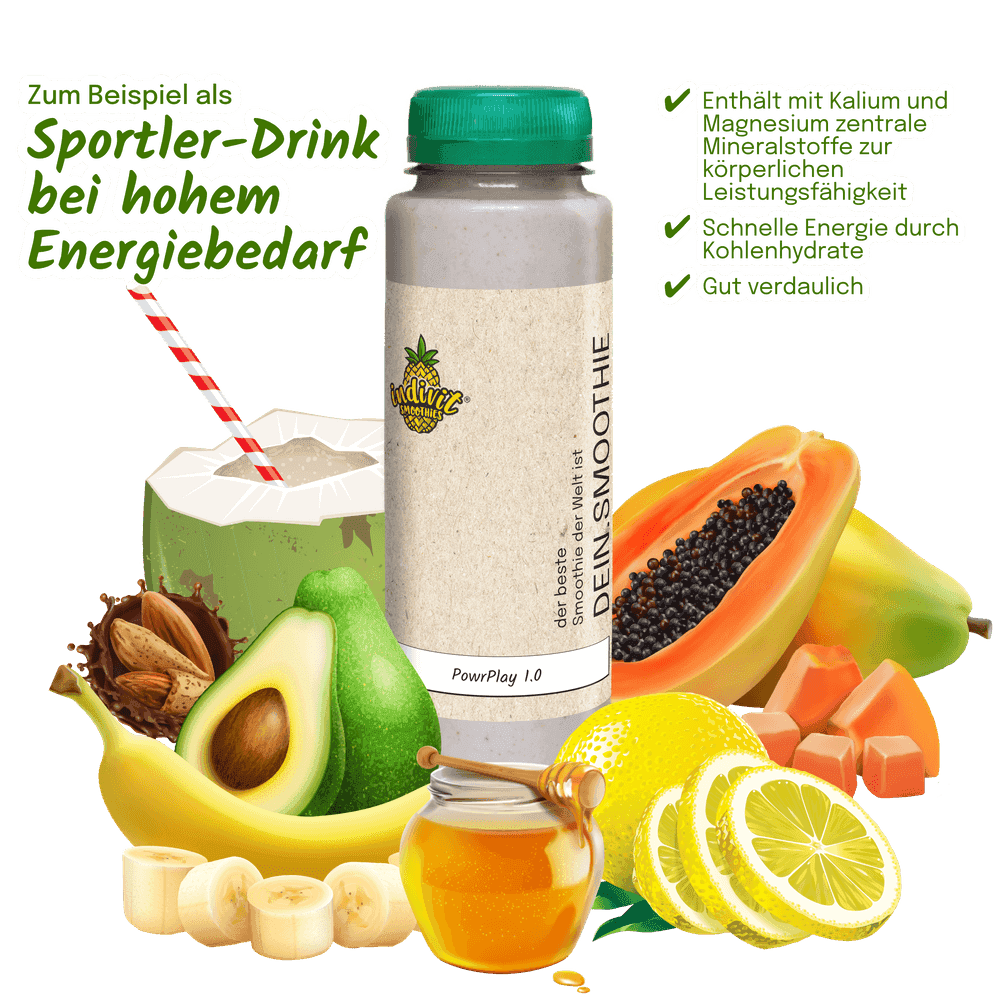 Power nach dem Training: Der perfekte Shake für Regeneration PowrPlay 1.0 als Performance-Smoothie