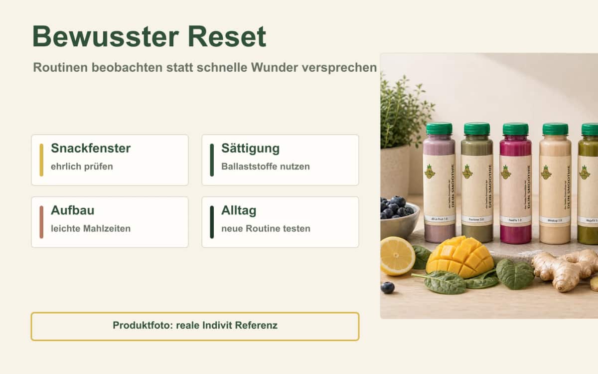 Detox für Körper und Geist – bewusster leben Bewusster Reset mit realen Indivit Smoothies und alltagstauglichen Routinen