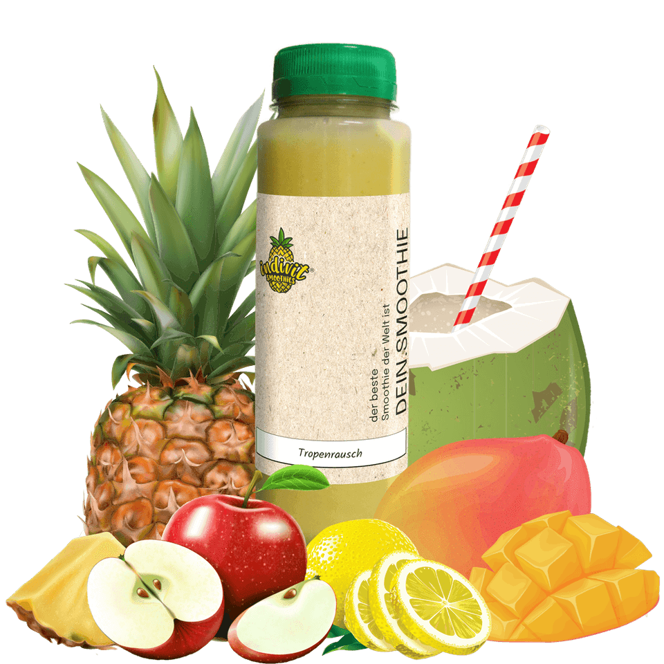 Tropenrausch: Exotischer Obst Smoothie mit Vitaminpower